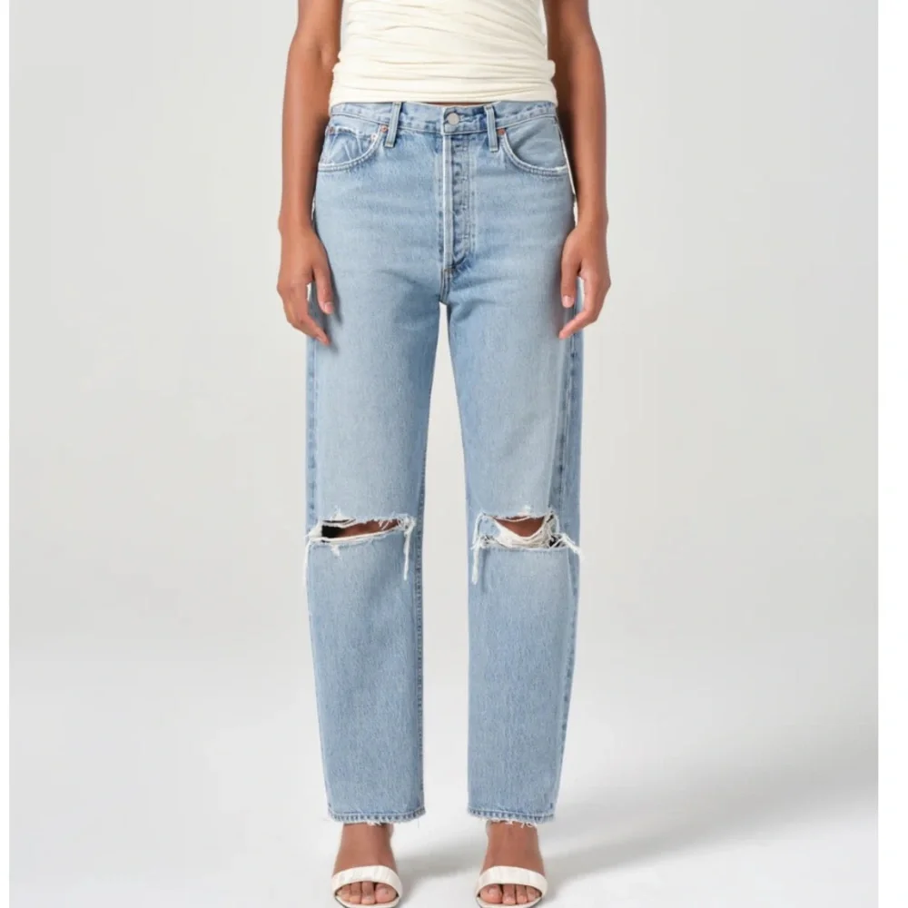 Agolde 90’s mid rise straight jeans in alter - Picture 3 of 10